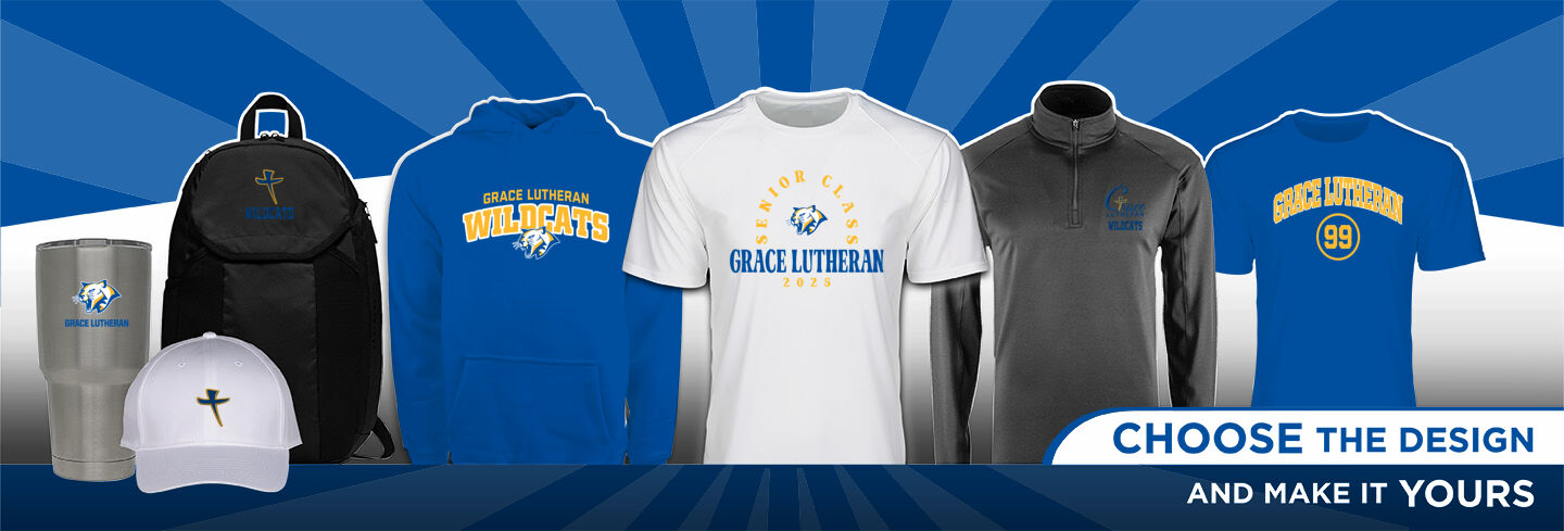 Grace Lutheran Wildcats No Text Hero Banner - Single Banner