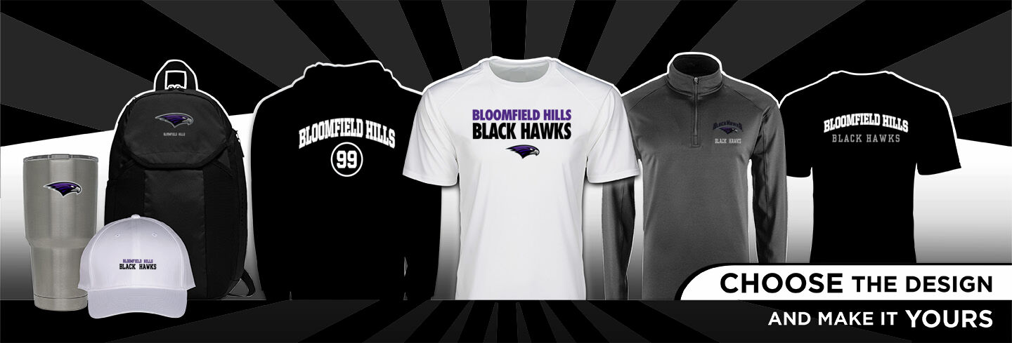 Bloomfield Hills Black hawks official sideline store No Text Hero Banner - Single Banner