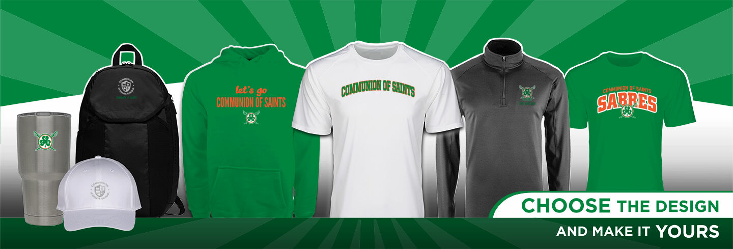 Communion of Saints School Sabres official sideline store No Text Hero Banner - Single Banner
