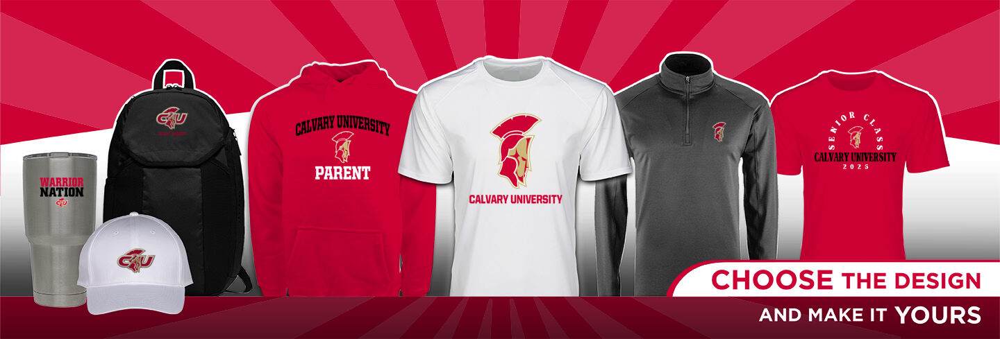 Calvary University Warriors No Text Hero Banner - Single Banner