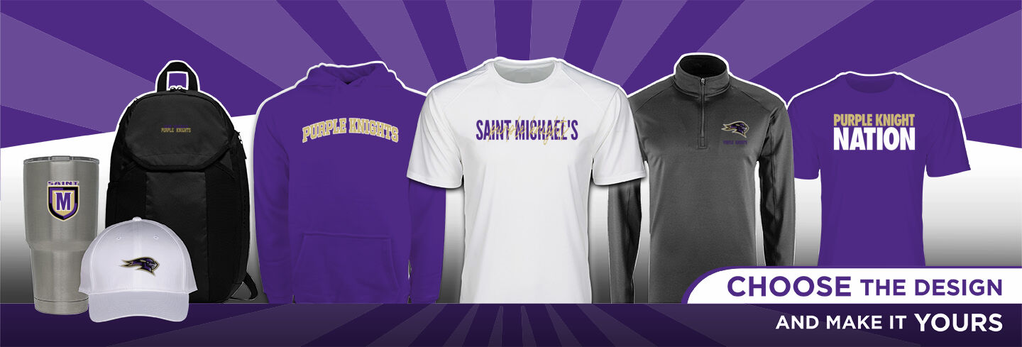 Saint Michael's  Purple Knights No Text Hero Banner - Single Banner