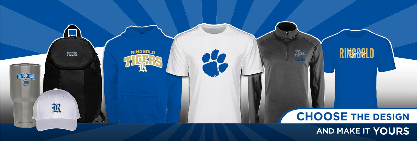 Ringgold  Tigers No Text Hero Banner - Single Banner