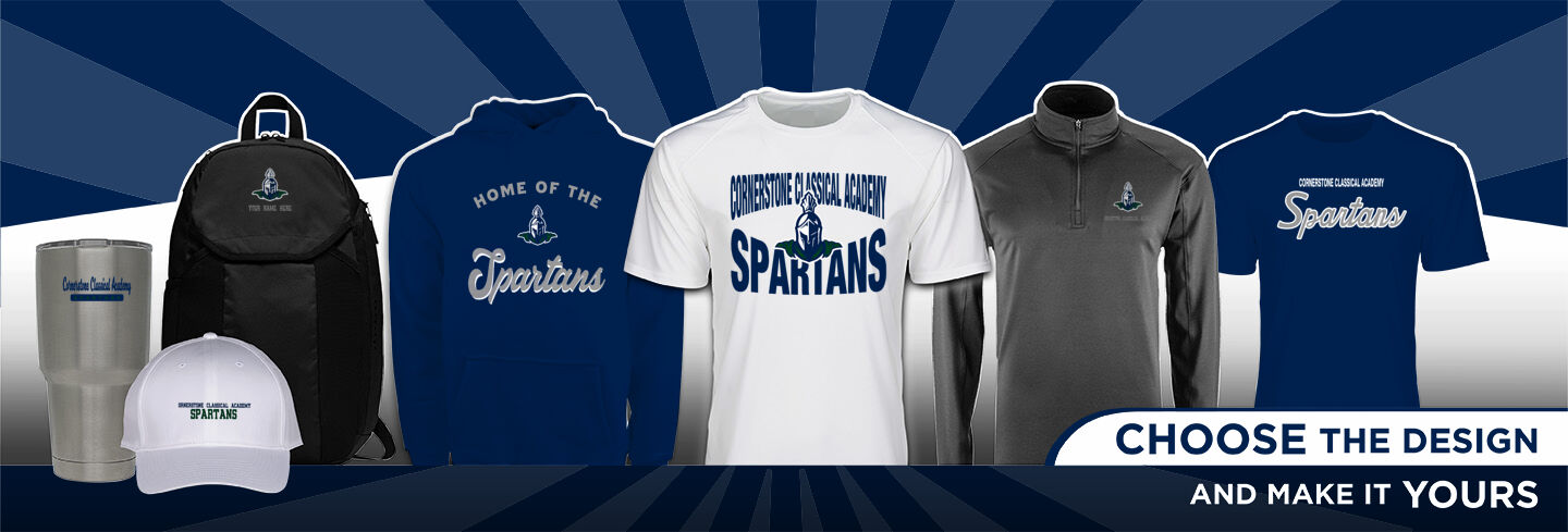 Cornerstone Classical Academy Spartans No Text Hero Banner - Single Banner