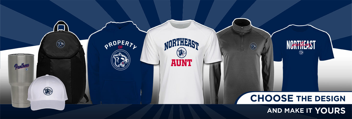 Northeast  High School Panthers No Text Hero Banner - Single Banner