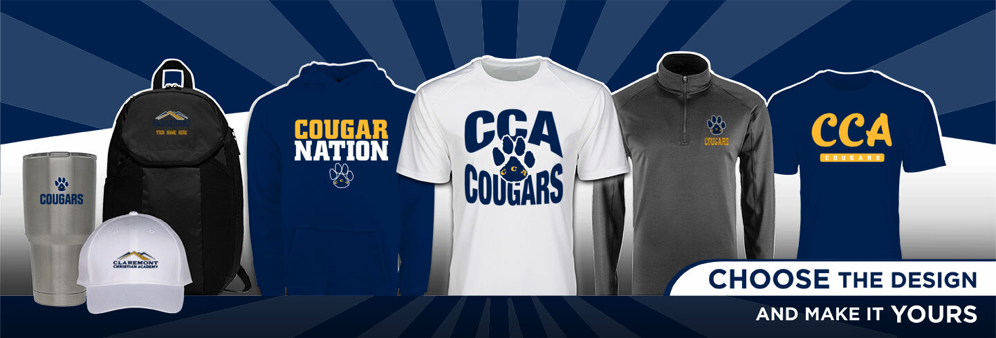 Claremont Christian Cougars No Text Hero Banner - Single Banner