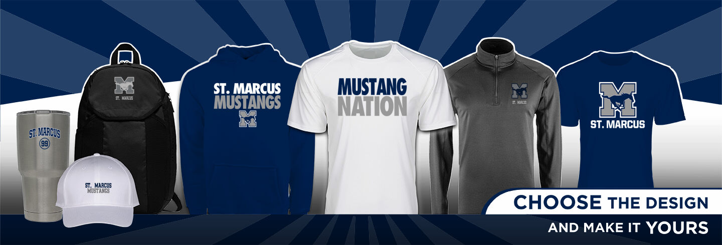 St. Marcus Mustangs No Text Hero Banner - Single Banner