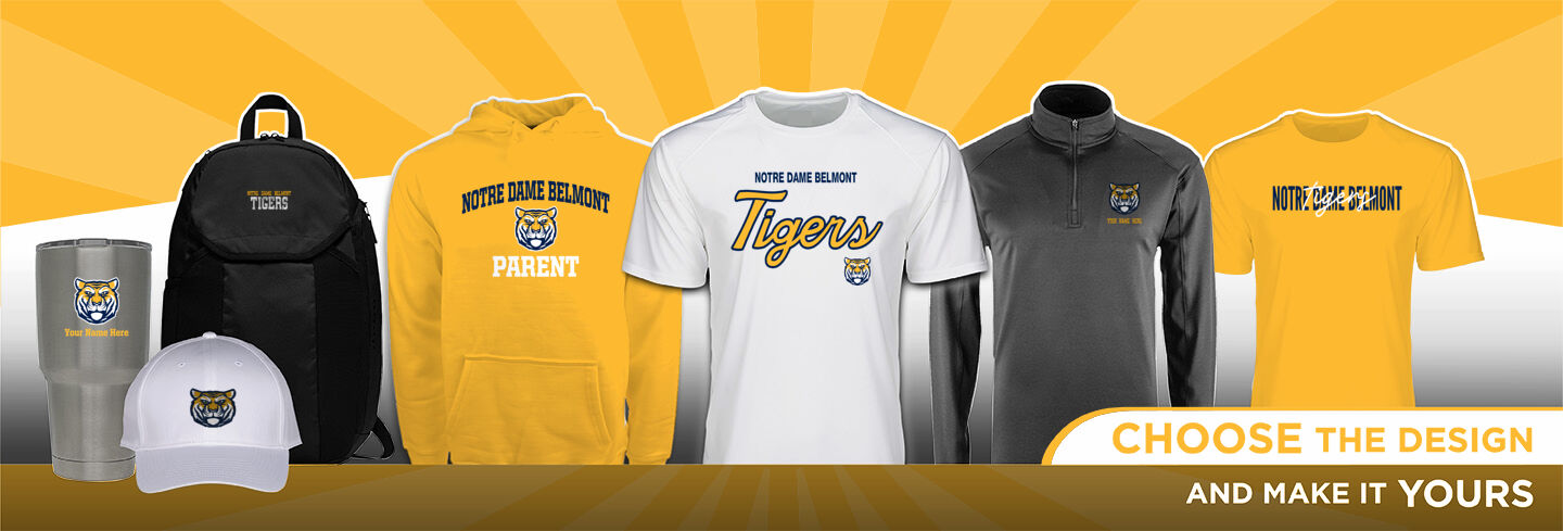 Notre Dame Belmont Tigers No Text Hero Banner - Single Banner