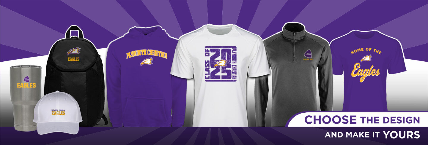 Plymouth Christian Eagles No Text Hero Banner - Single Banner