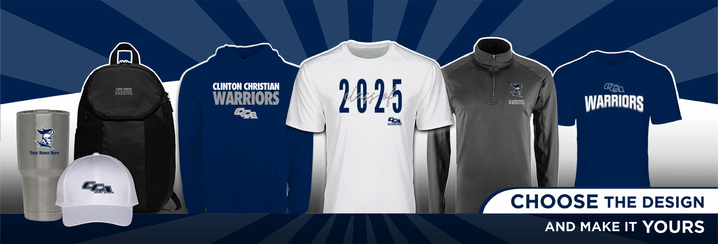 Clinton Christian  Warriors No Text Hero Banner - Single Banner