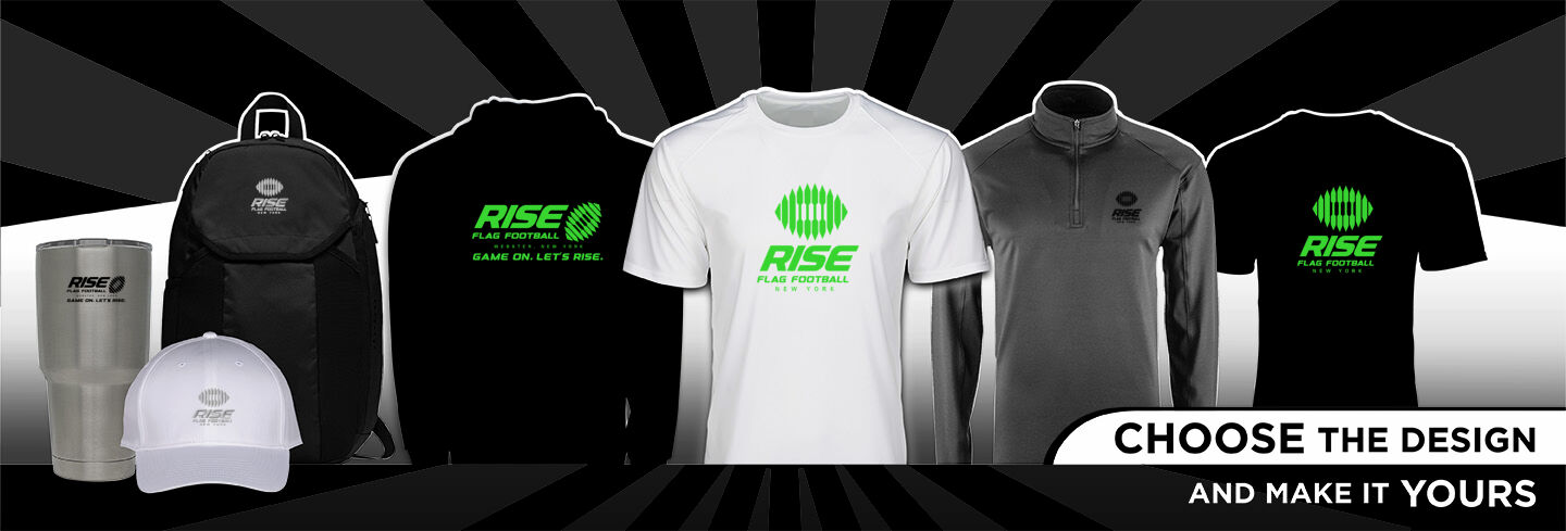 Rochester & Webster RISE  Flag Football No Text Hero Banner - Single Banner