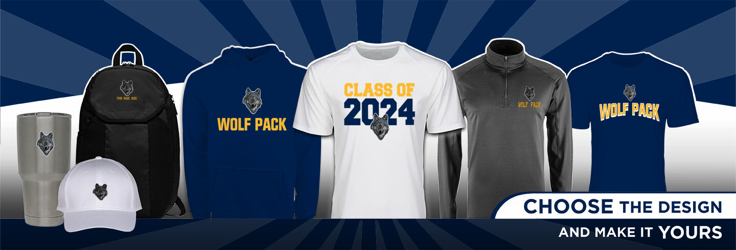 WAPATO HIGH SCHOOL WOLF PACK No Text Hero Banner - Single Banner