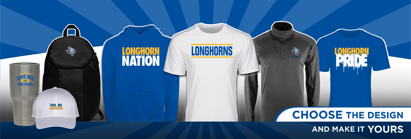 DIME BOX HIGH SCHOOL LONGHORNS No Text Hero Banner - Single Banner