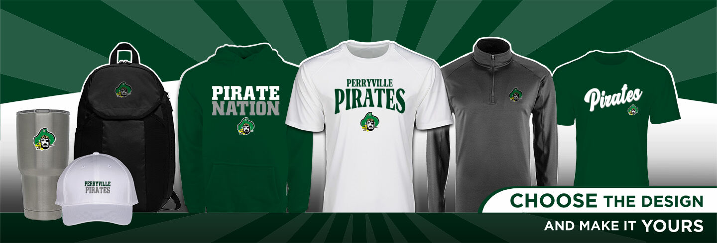 PERRYVILLE HIGH SCHOOL PIRATES No Text Hero Banner - Single Banner