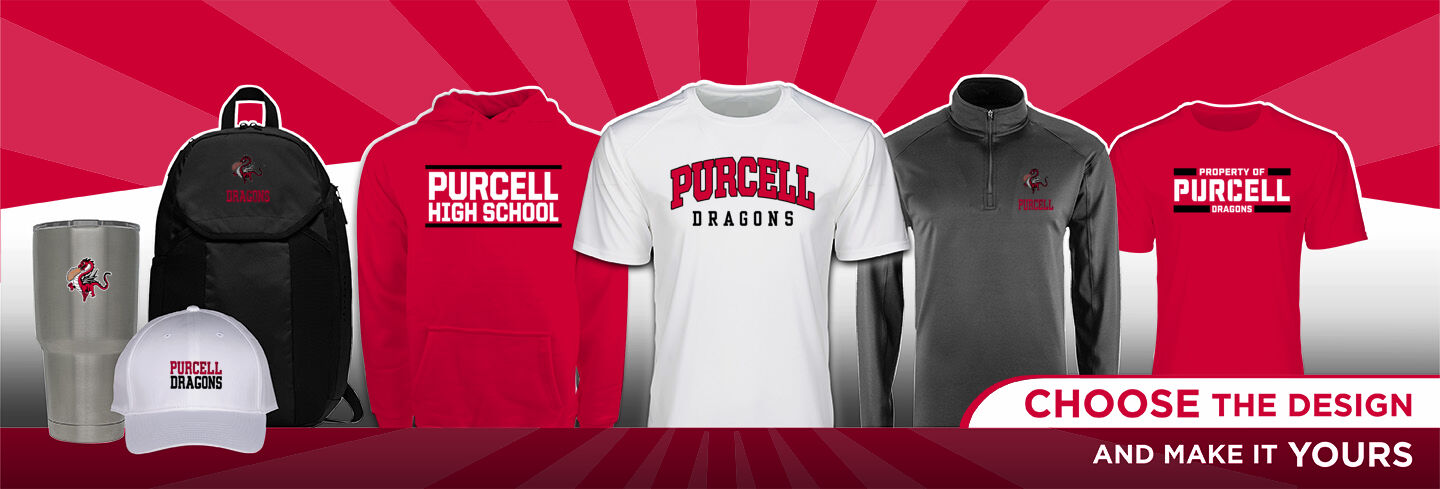 PURCELL HIGH SCHOOL DRAGONS No Text Hero Banner - Single Banner