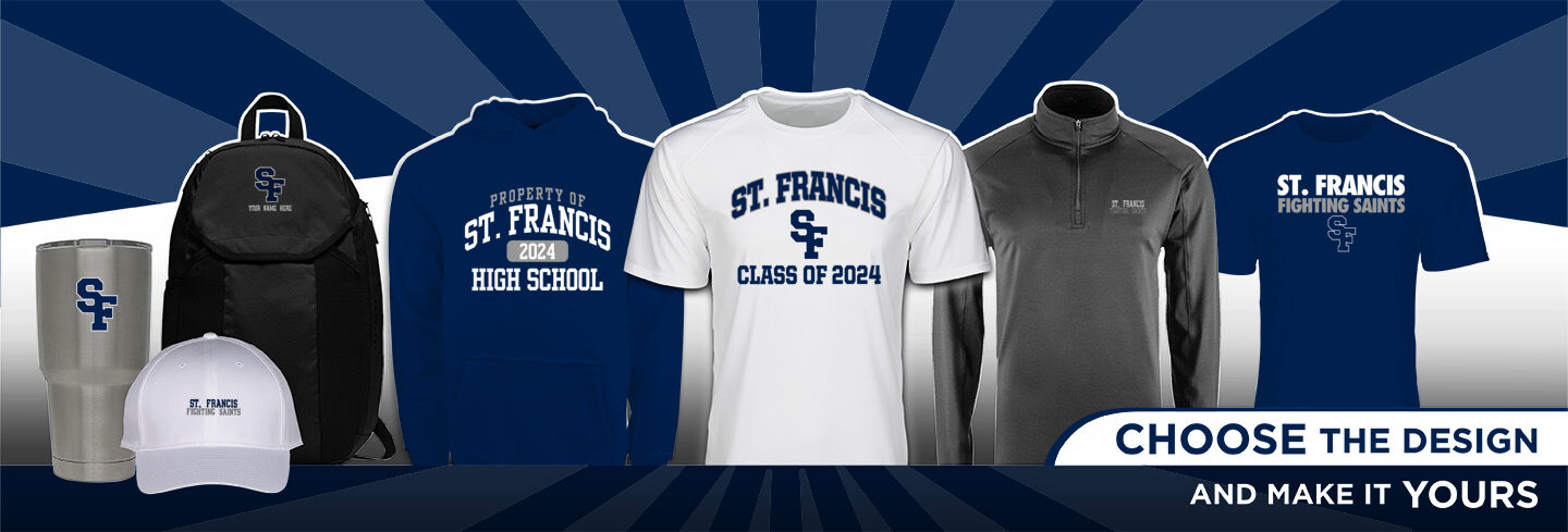 ST. FRANCIS HIGH SCHOOL FIGHTING SAINTS No Text Hero Banner - Single Banner