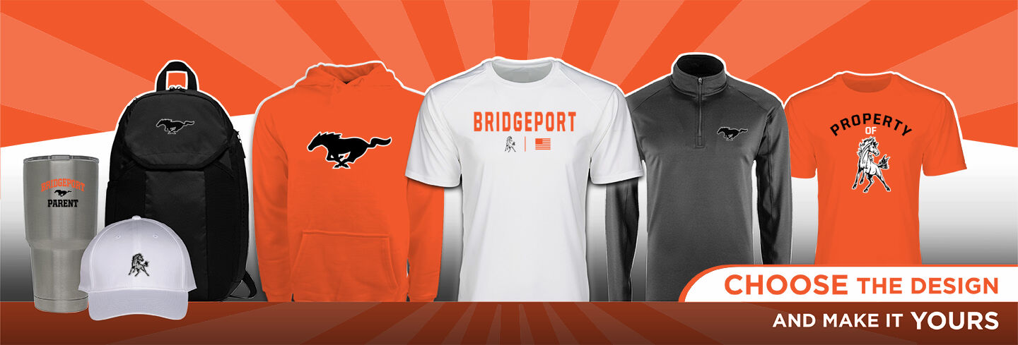 BRIDGEPORT HIGH SCHOOL MUSTANGS & FILLIES No Text Hero Banner - Single Banner