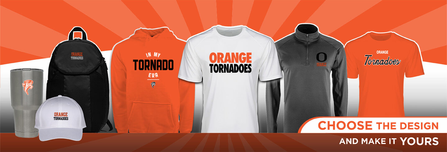 Orange Tornadoes No Text Hero Banner - Single Banner
