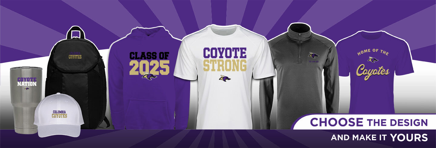 COLUMBIA HIGH SCHOOL COYOTES No Text Hero Banner - Single Banner