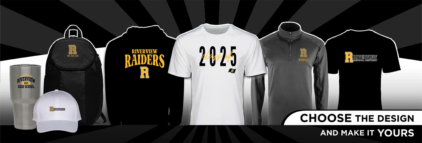 RIVERVIEW HIGH SCHOOL RAIDERS No Text Hero Banner - Single Banner