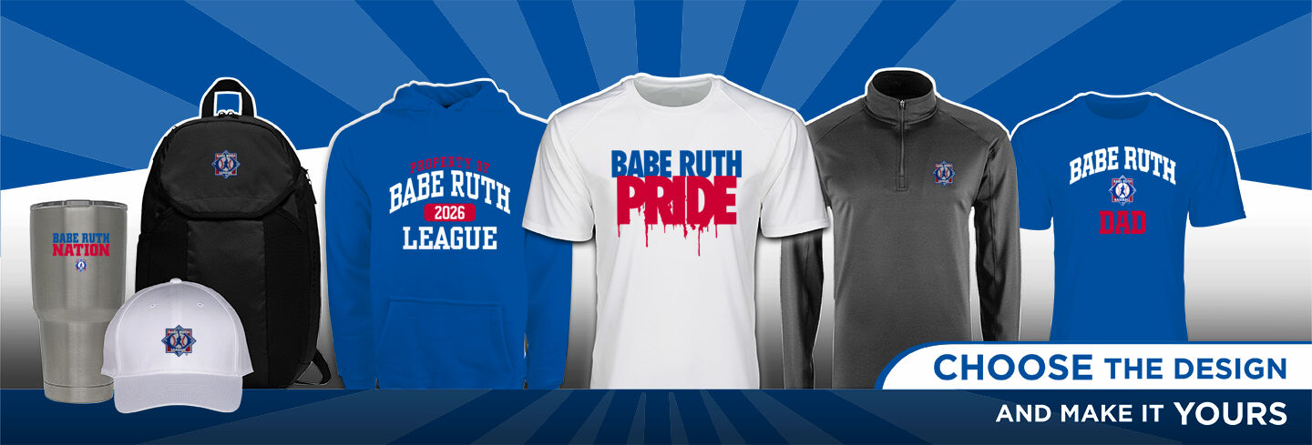 Babe Ruth Babe Ruth League No Text Hero Banner - Single Banner