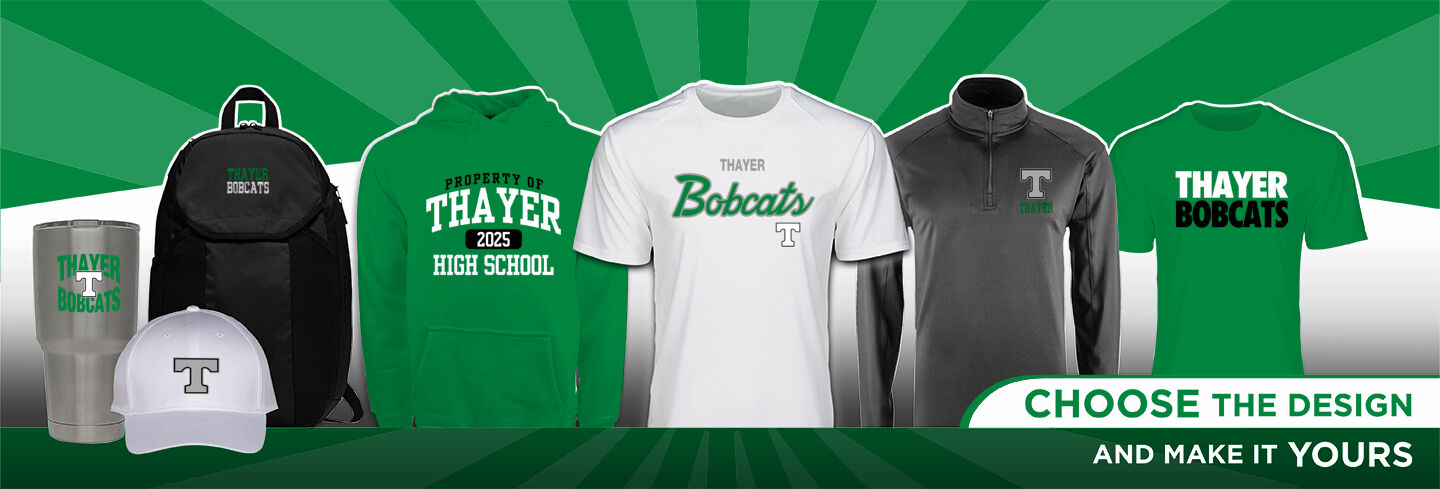 THAYER HIGH SCHOOL BOBCATS No Text Hero Banner - Single Banner