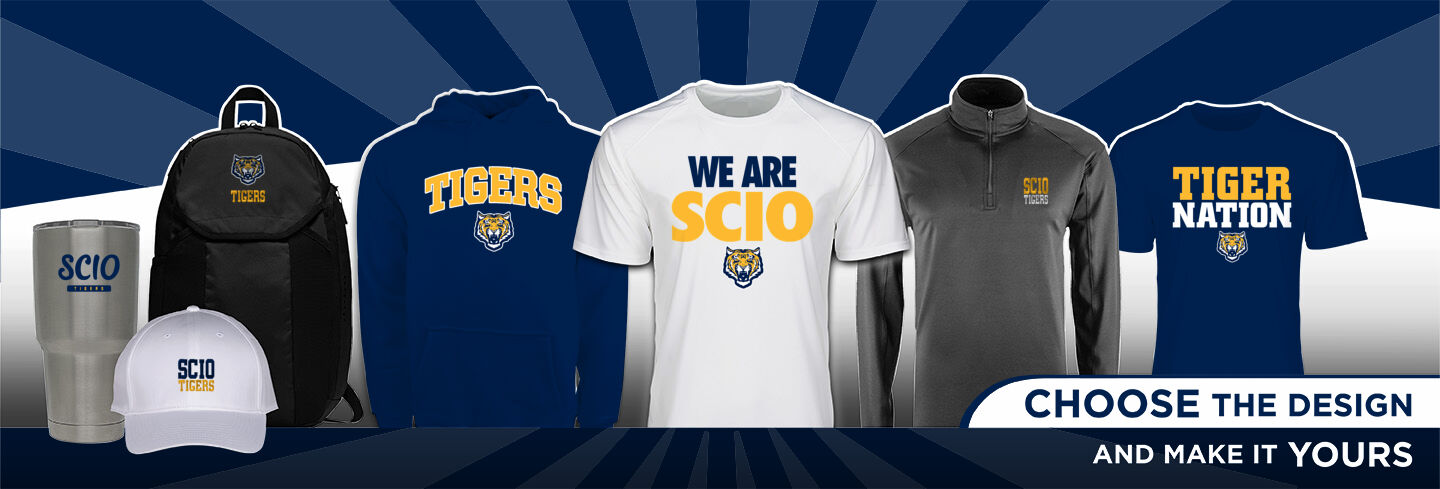 SCIO CENTRAL HIGH SCHOOL TIGERS No Text Hero Banner - Single Banner