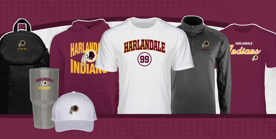 HARLANDALE HIGH SCHOOL INDIANS Primary Multi Module Banner: 2024 Q1 Banner