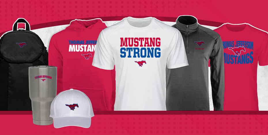 THOMAS JEFFERSON HIGH SCHOOL MUSTANGS Primary Multi Module Banner: 2024 Q1 Banner