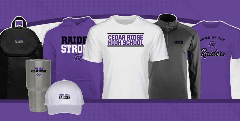 CEDAR RIDGE HIGH SCHOOL RAIDERS Primary Multi Module Banner: 2024 Q1 Banner