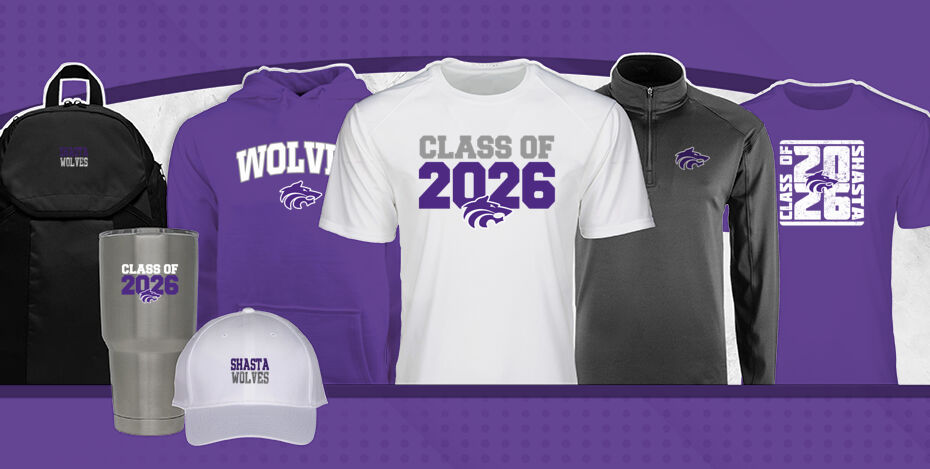 SHASTA HIGH SCHOOL WOLVES Primary Multi Module Banner: 2024 Q1 Banner