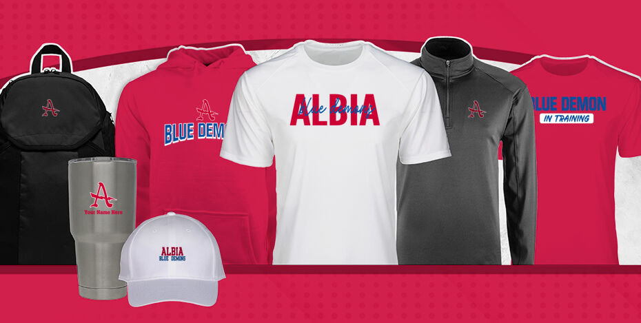 ALBIA HIGH SCHOOL BLUE DEMONS Primary Multi Module Banner: 2024 Q1 Banner