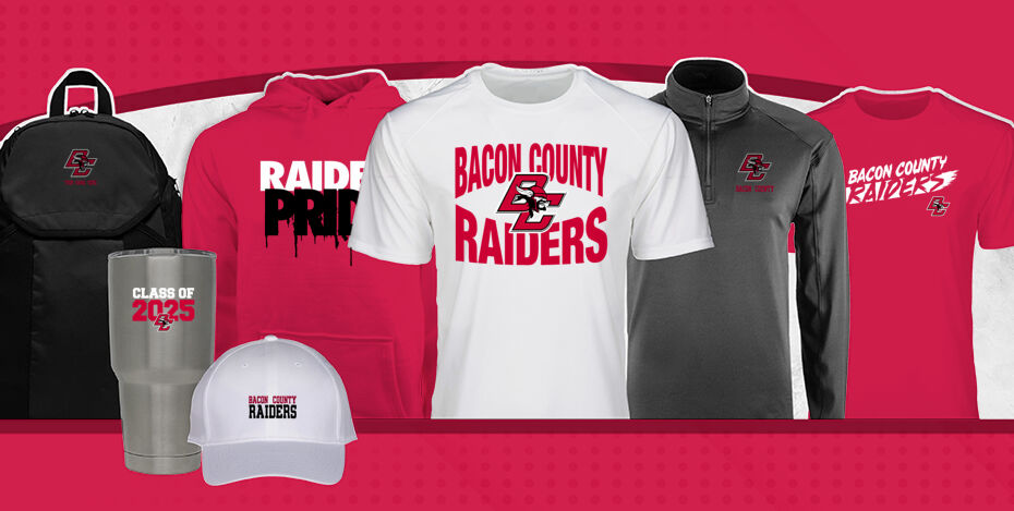 BACON COUNTY HIGH SCHOOL RAIDERS Primary Multi Module Banner: 2024 Q1 Banner