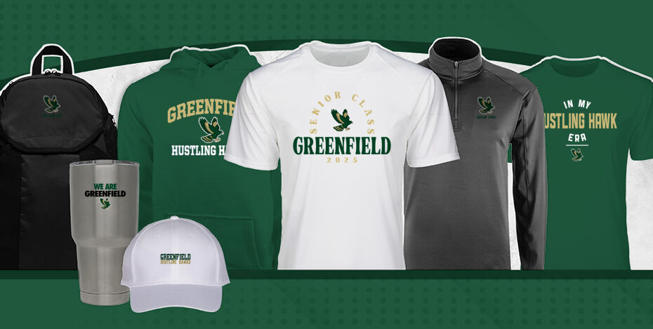 GREENFIELD HIGH SCHOOL HUSTLING HAWKS Primary Multi Module Banner: 2024 Q1 Banner