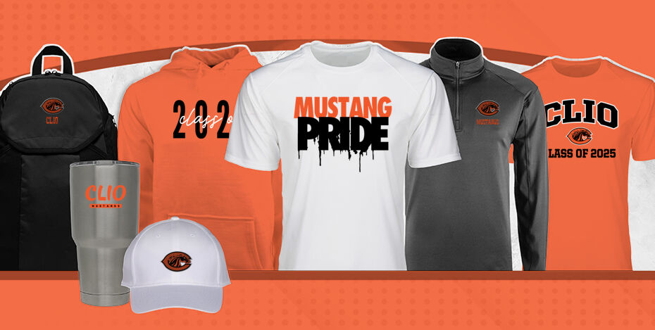 CLIO HIGH SCHOOL MUSTANGS Primary Multi Module Banner: 2024 Q1 Banner