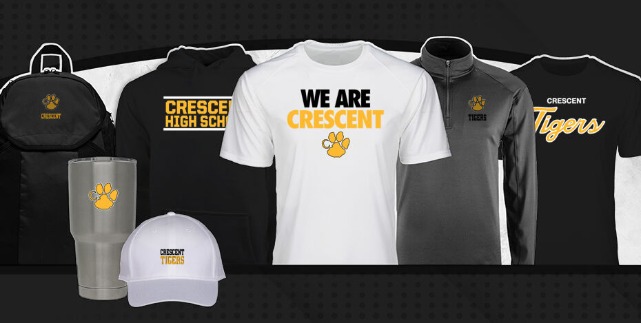 CRESCENT HIGH SCHOOL Tigers official sideline store Primary Multi Module Banner: 2024 Q1 Banner