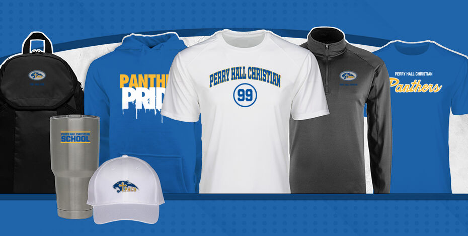 PERRY HALL CHRISTIAN SCHOOL PANTHERS OFFICIAL SIDELINE STORE Primary Multi Module Banner: 2024 Q1 Banner