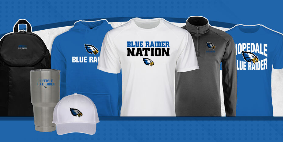 HOPEDALE HIGH SCHOOL BLUE RAIDER Primary Multi Module Banner: 2024 Q1 Banner