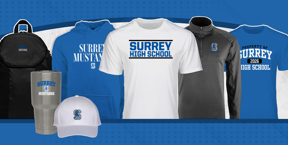 SURREY HIGH SCHOOL MUSTANGS Primary Multi Module Banner: 2024 Q1 Banner
