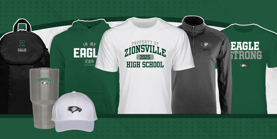 Zionsville High School Eagles Online Store Primary Multi Module Banner: 2024 Q1 Banner