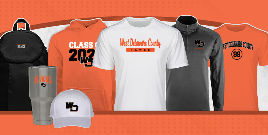 WEST DELAWARE COUNTY COM SCHOOL HAWKS Primary Multi Module Banner: 2024 Q1 Banner