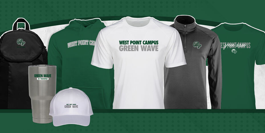WEST POINT HIGH SCHOOL CAMPUS GREEN WAVE Primary Multi Module Banner: 2024 Q1 Banner