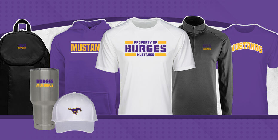BURGES HIGH SCHOOL MUSTANGS Primary Multi Module Banner: 2024 Q1 Banner