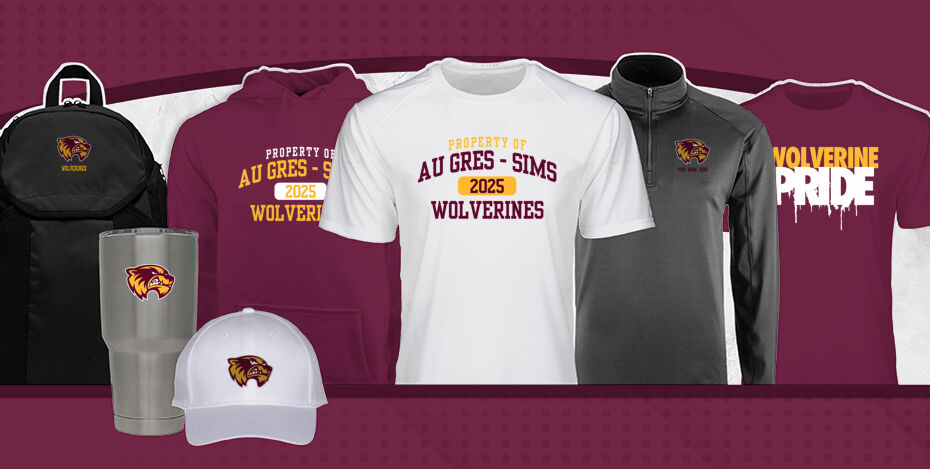 Au Gres-Sims HIGH SCHOOL WOLVERINES Primary Multi Module Banner: 2024 Q1 Banner