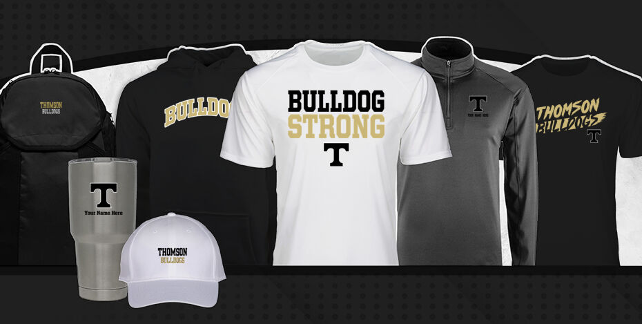 THOMSON HIGH SCHOOL BULLDOGS ONLINE STORE Primary Multi Module Banner: 2024 Q1 Banner