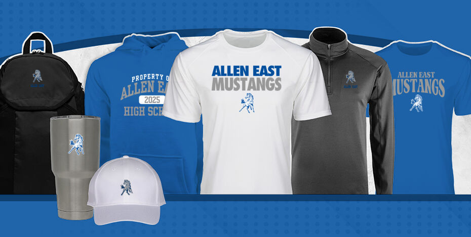 ALLEN EAST HIGH SCHOOL MUSTANGS Primary Multi Module Banner: 2024 Q1 Banner