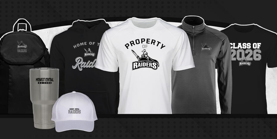 MIDWEST CENTRAL HIGH SCHOOL RAIDERS Primary Multi Module Banner: 2024 Q1 Banner