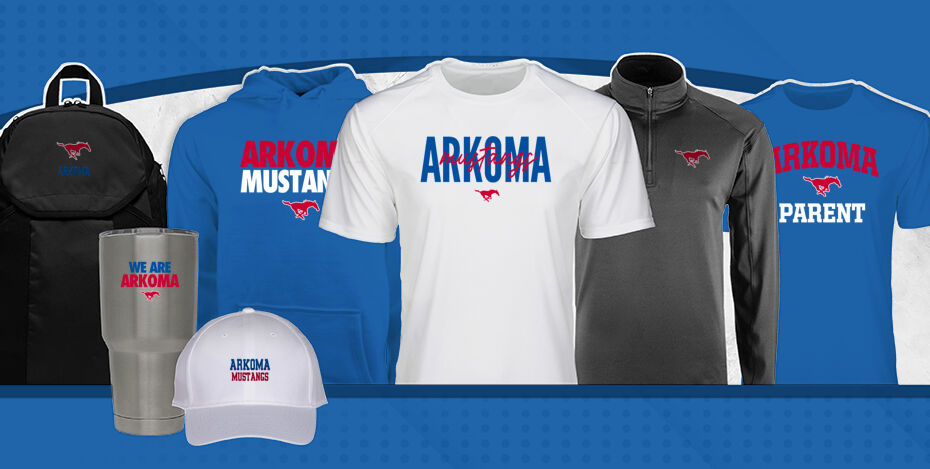 ARKOMA HIGH SCHOOL MUSTANGS Primary Multi Module Banner: 2024 Q1 Banner