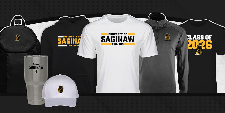 SAGINAW HIGH SCHOOL TROJANS Primary Multi Module Banner: 2024 Q1 Banner