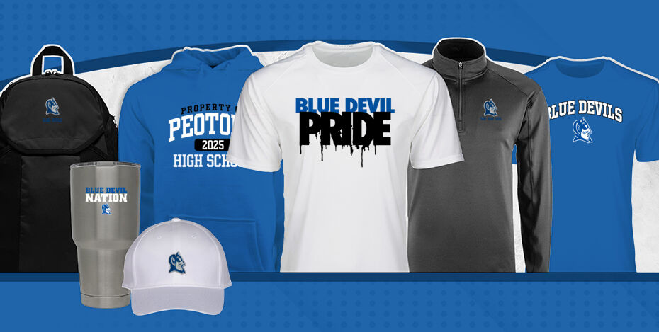 PEOTONE HIGH SCHOOL BLUE DEVILS Primary Multi Module Banner: 2024 Q1 Banner