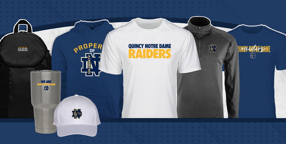 QUINCY NOTRE DAME HIGH SCHOOL RAIDERS Primary Multi Module Banner: 2024 Q1 Banner